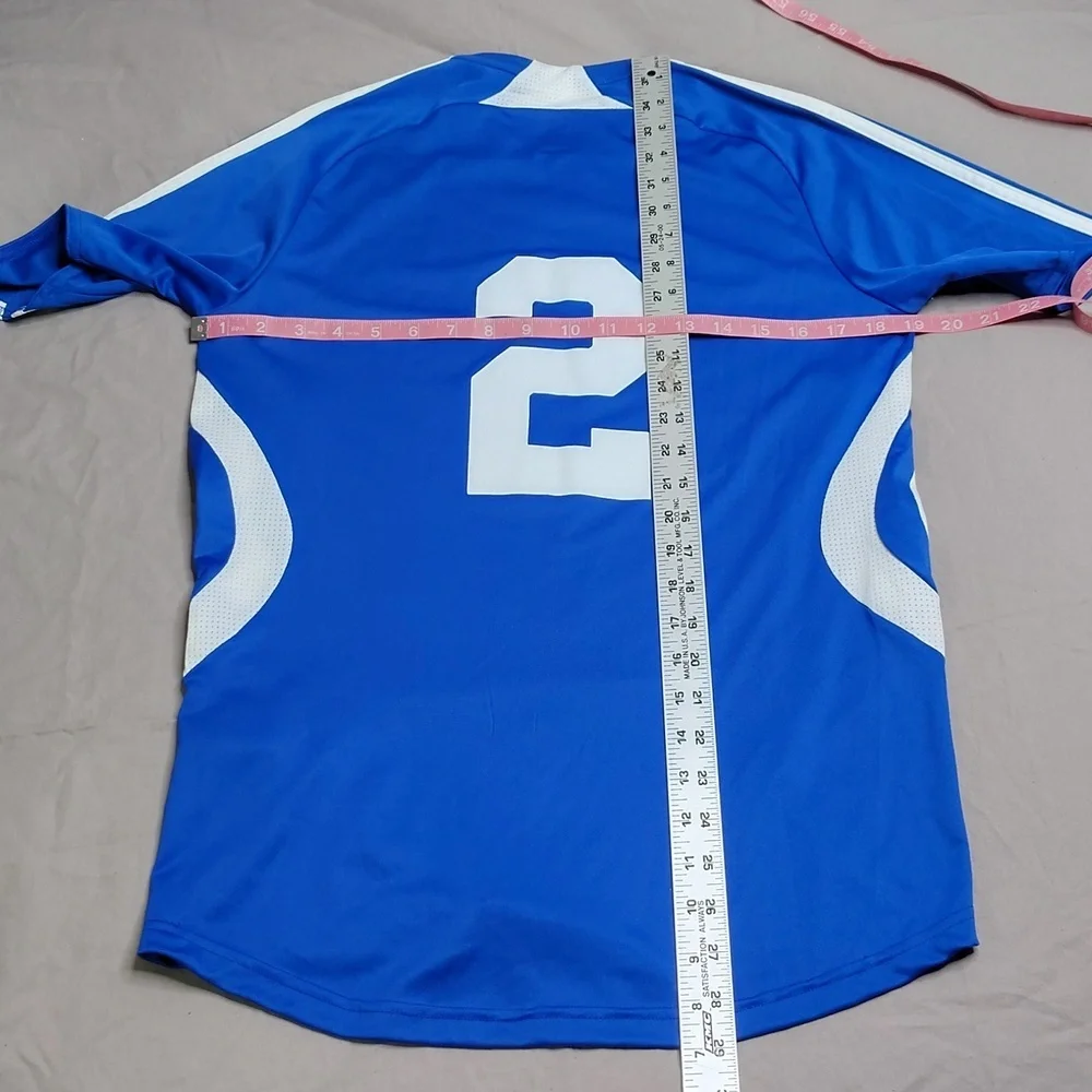 Adidas‎ Soccer Jersey Size Small Blue White Sports Football Lakeland Rush Tier 3
